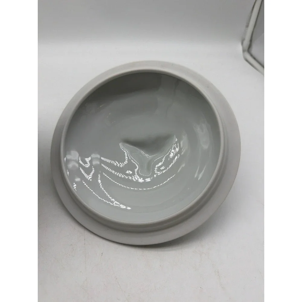 Beautiful white porcelain soup tureen
